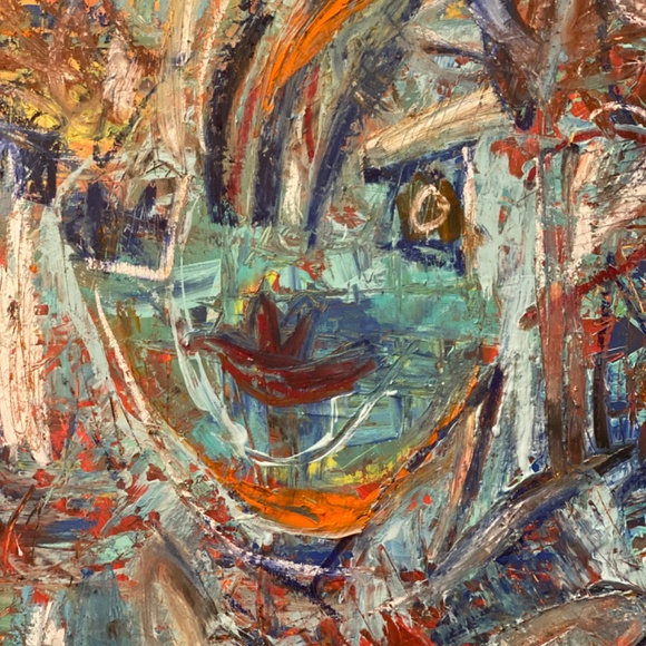 Original painting on wood byDorotaKormienko 24x30x2 deep - Picture 3 of 13